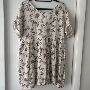 Gauze cotton free people mini dress